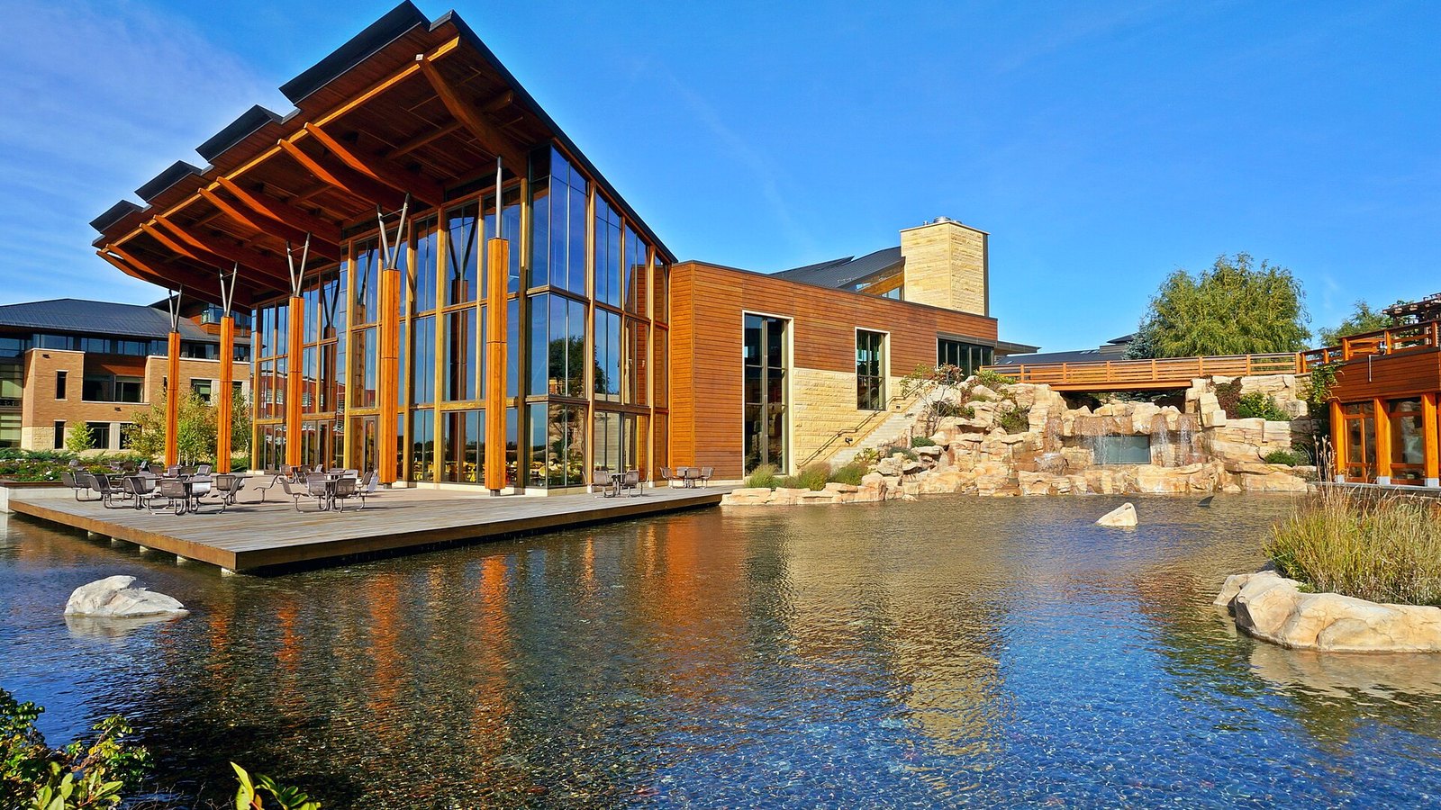 The Cassiopeia building on Epic Systems' campus in Verona, Wisconsin, headquarters of the electronic health record vendor whose charts ChatGPT can now read