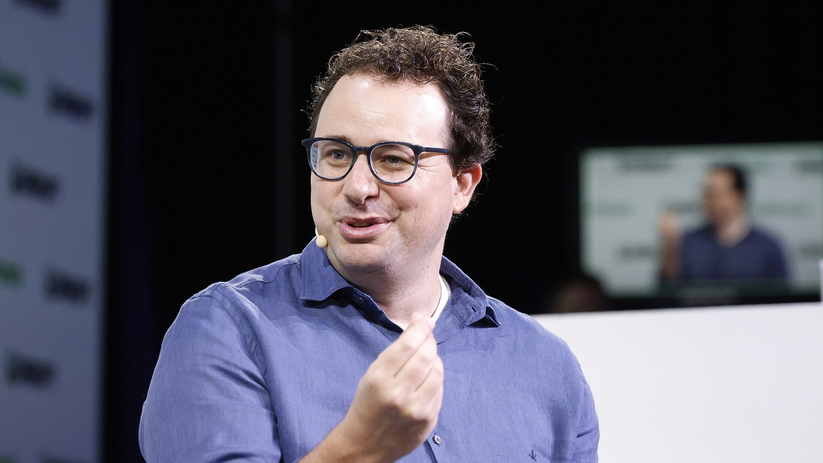 Anthropic co-founder and CEO Dario Amodei speaks onstage at TechCrunch Disrupt in San Francisco in September 2023; his company set the Fable 5.1 pricing, effort defaults and Mythos access gate describ