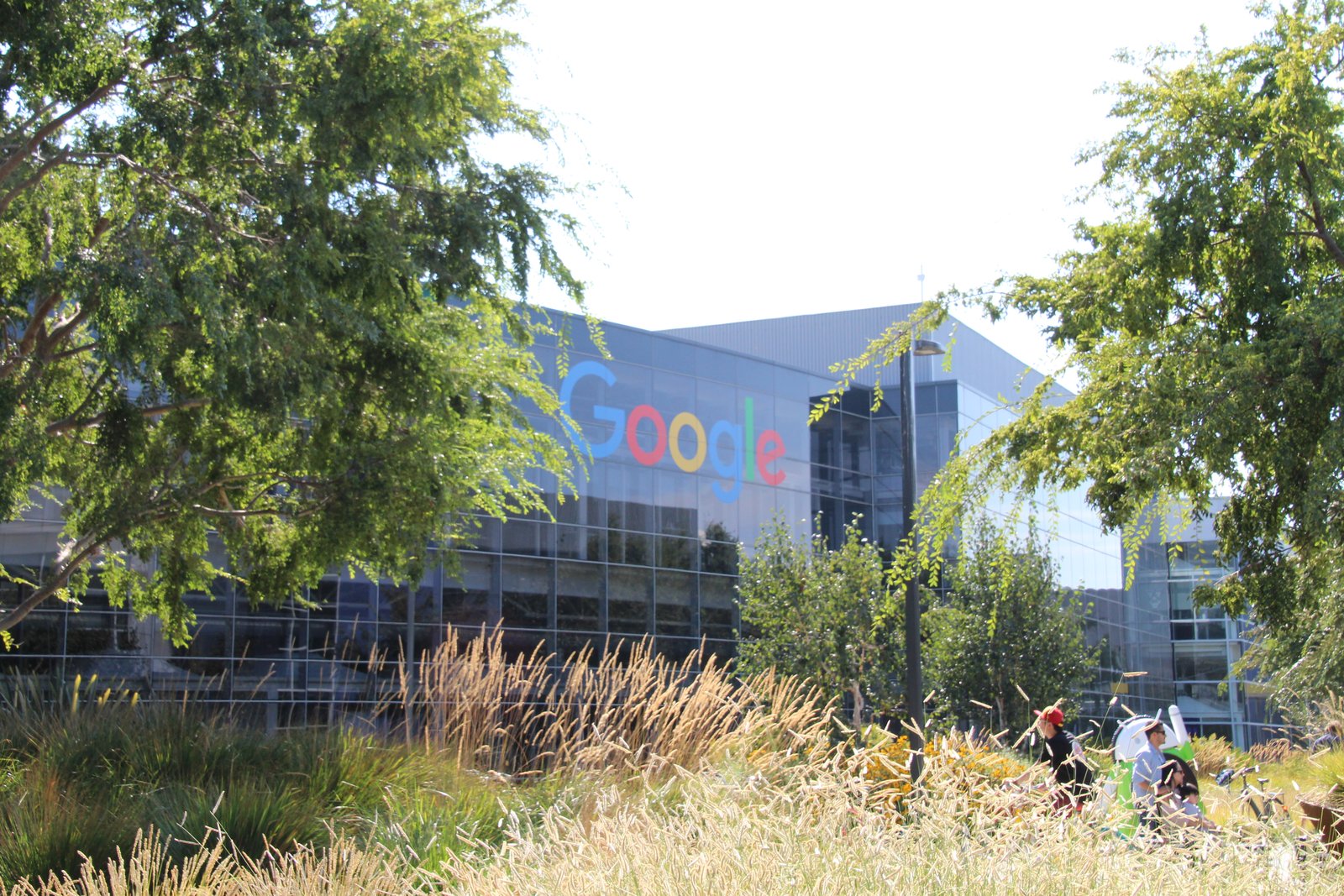 Exterior of Google's headquarters in Mountain View in an archive photograph